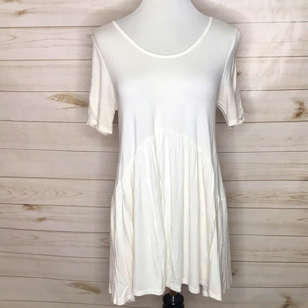 A&D Ivory Muse Babydoll Top